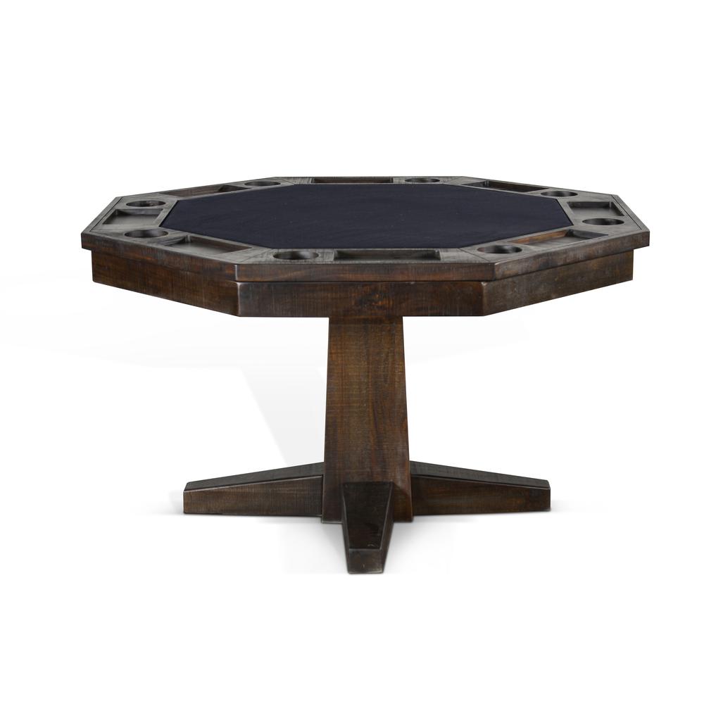 Sunny Designs Reversible Game and Dining Poker Table. Picture 1