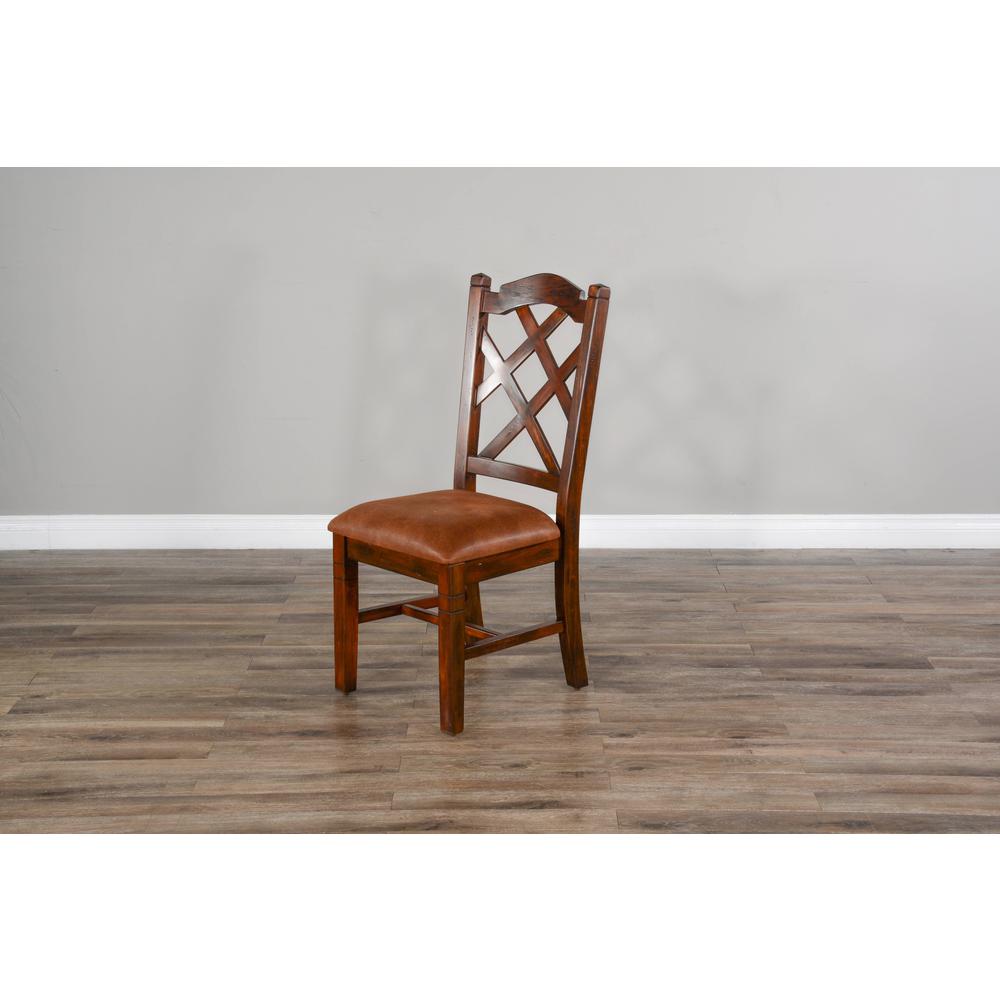 Sunny Designs Double Crossback Dining Chair. Picture 6
