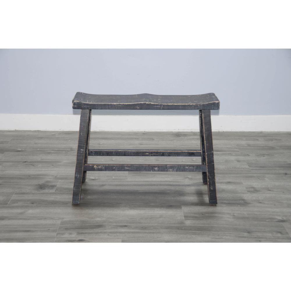 Sunny Designs Black Sand Counter Bench, Wood Seat. Picture 2
