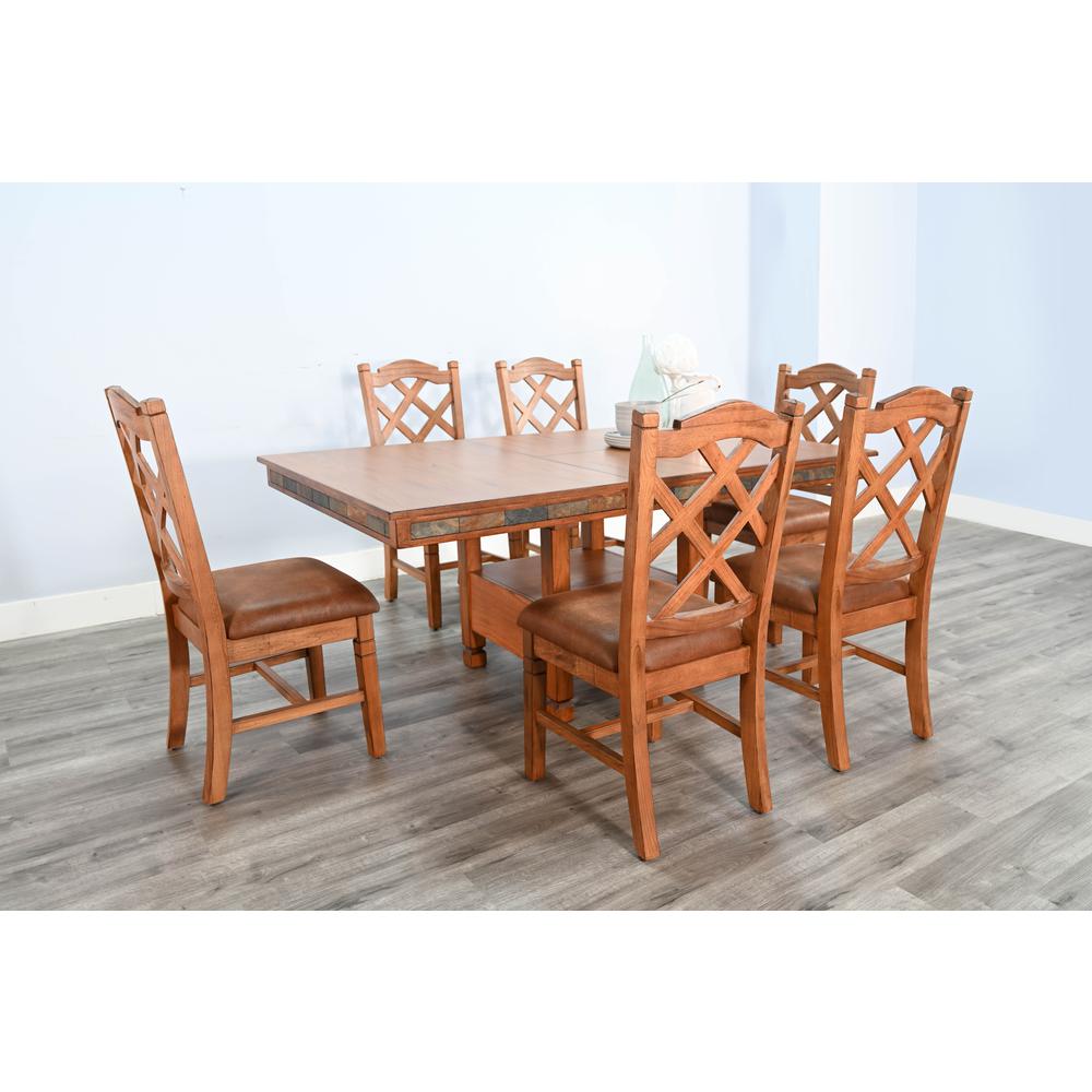 Sunny Designs Sedona 42" Traditional Wood Dining Table. Picture 2