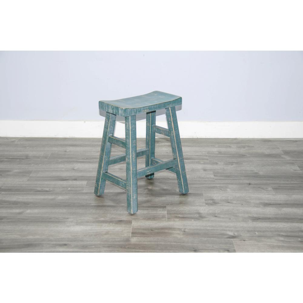 Sunny Designs Sea Grass Counter Saddle Seat Stool, Wood Seat. Picture 3