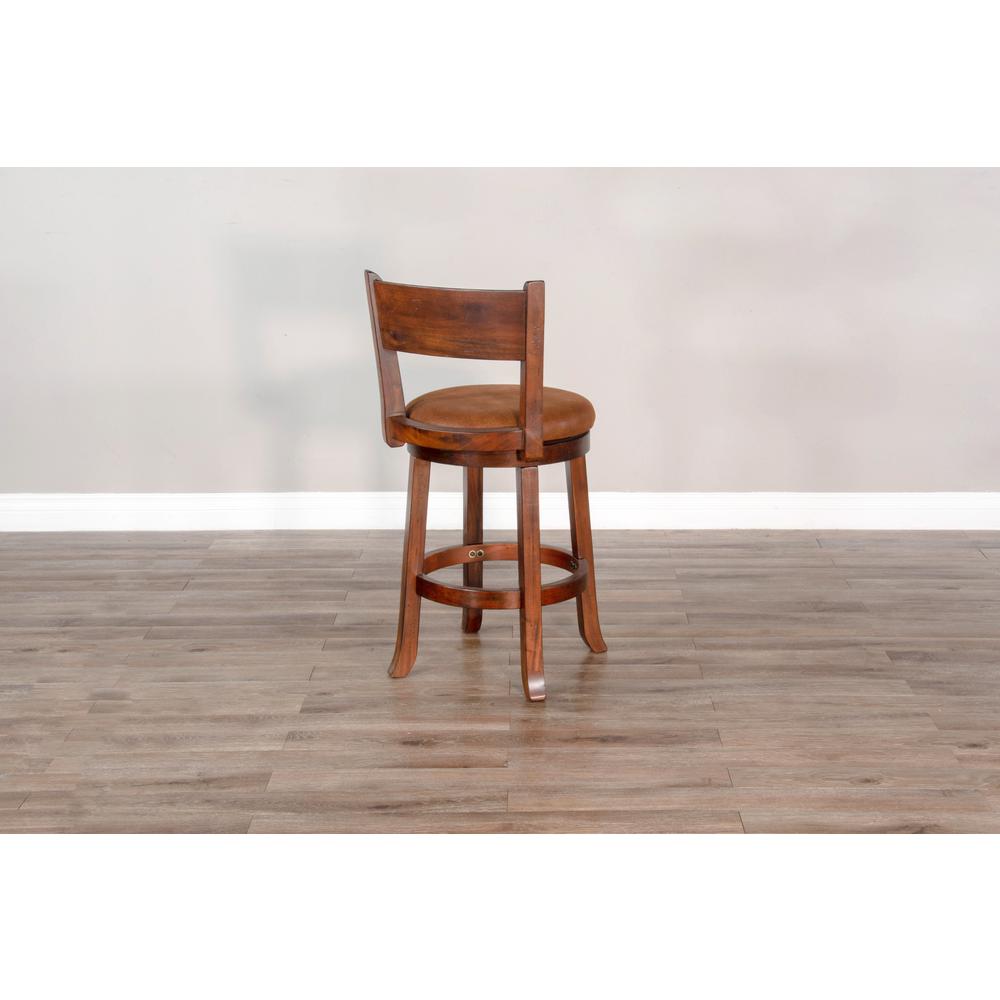 Sunny Designs Counter Swivel Barstool, Cushion Seat & Back. Picture 4