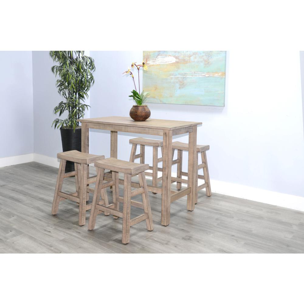 Sunny Designs Marina Wood Counter Height Dining Table. Picture 6