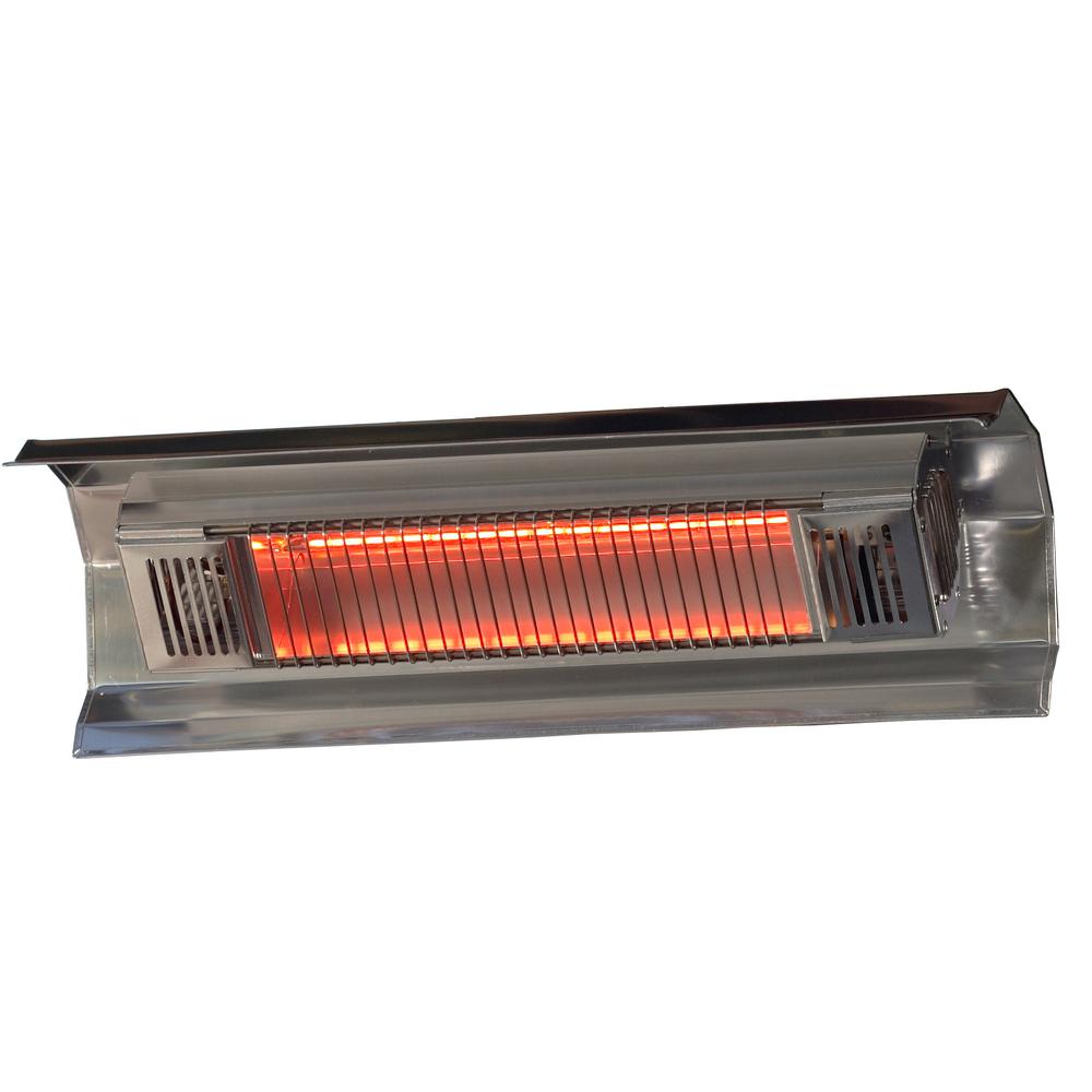 Stainless Steel Wall Mounted Infrared Patio Heater. Picture 1