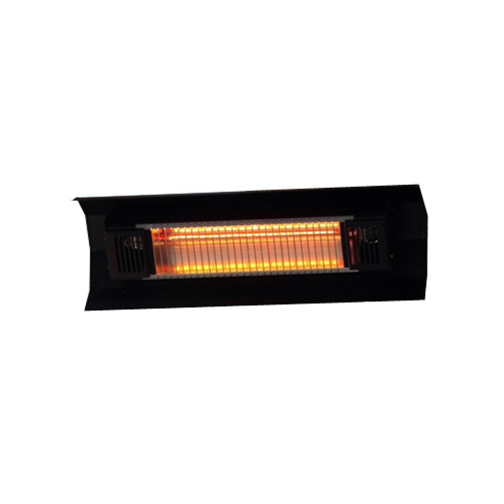 Black Steel Wall Mounted Infrared Patio Heater. Picture 7