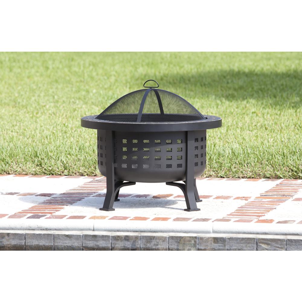 Alpina Round Slate Top Fire Pit. Picture 4