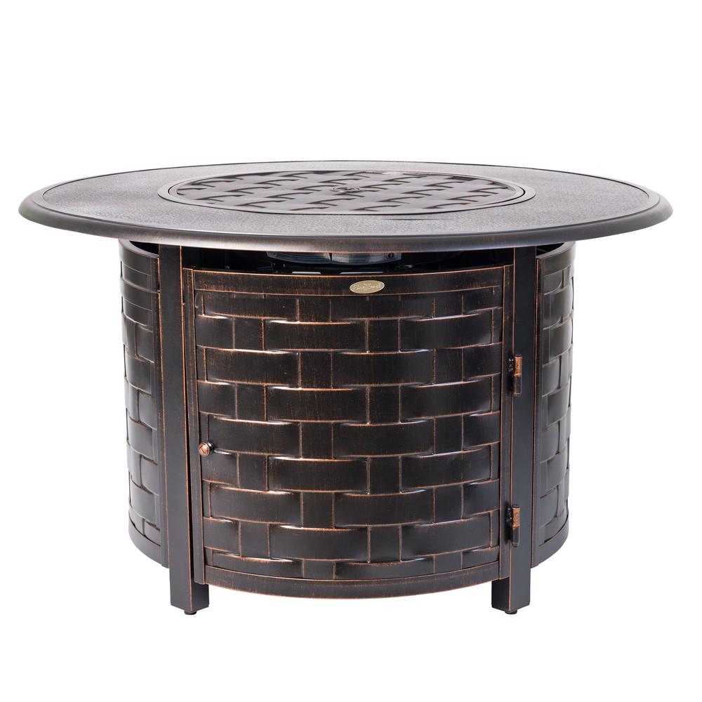 Armstrong Round Aluminum LPG Fire Pit. Picture 7