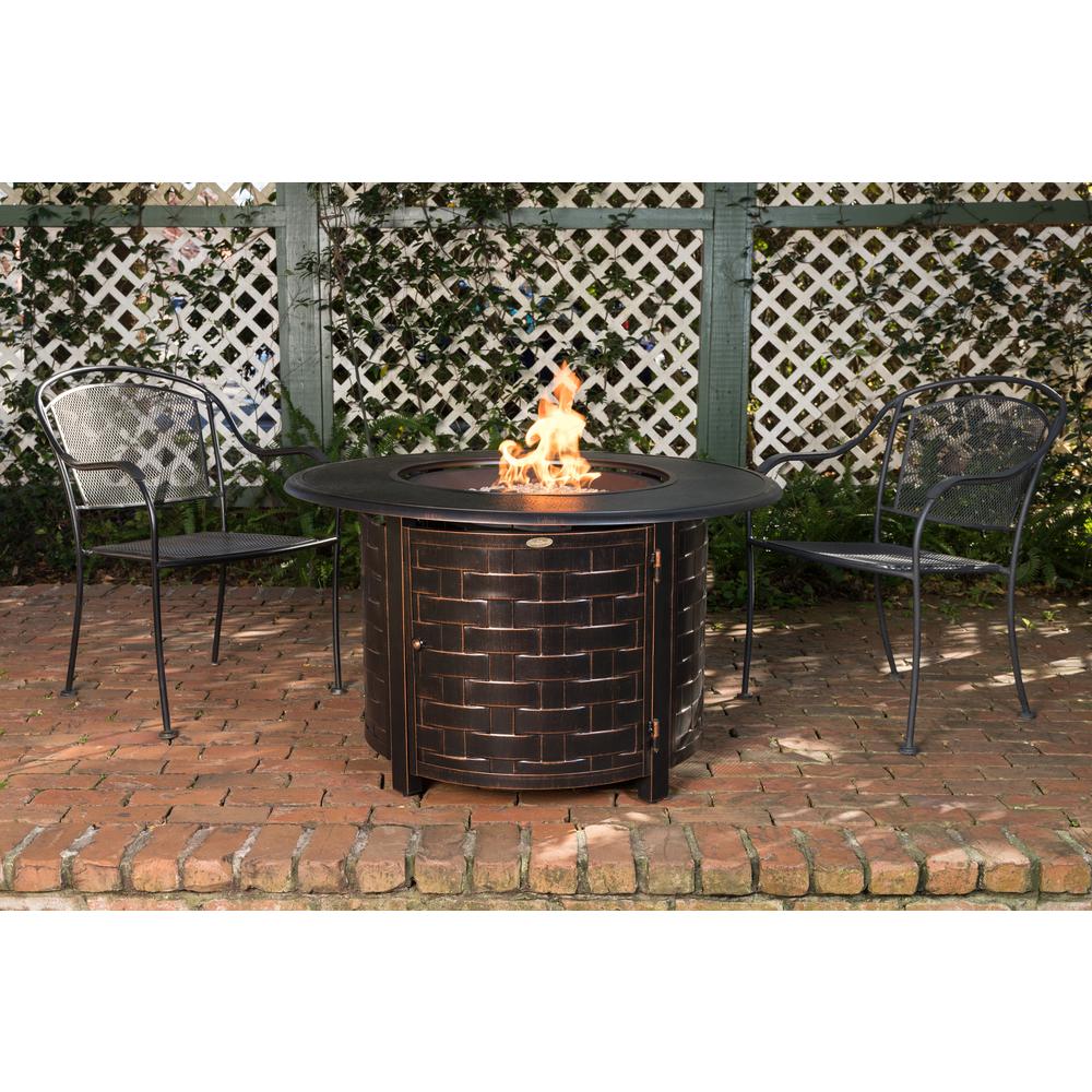 Armstrong Round Aluminum LPG Fire Pit. Picture 9