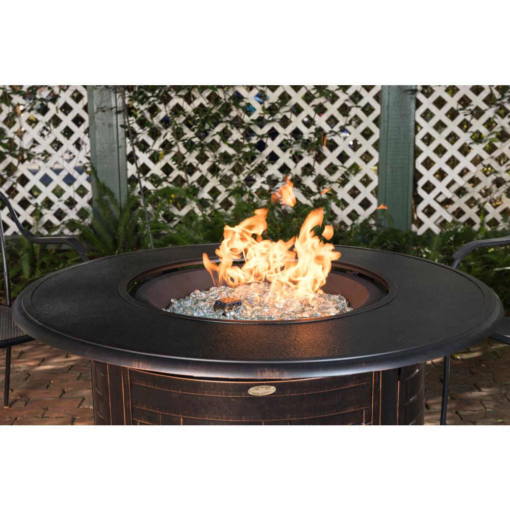 Armstrong Round Aluminum LPG Fire Pit. Picture 10