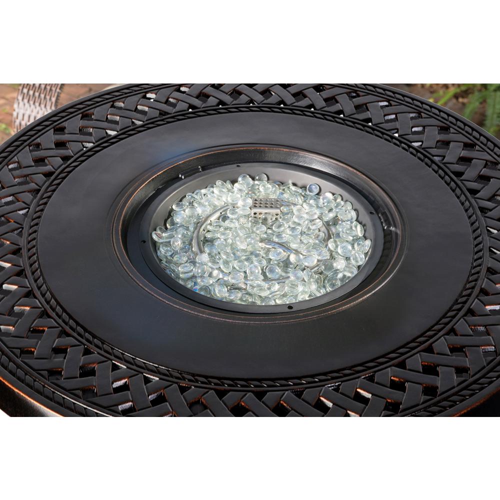 Wagner Aluminum Round LPG Fire Pit. Picture 4