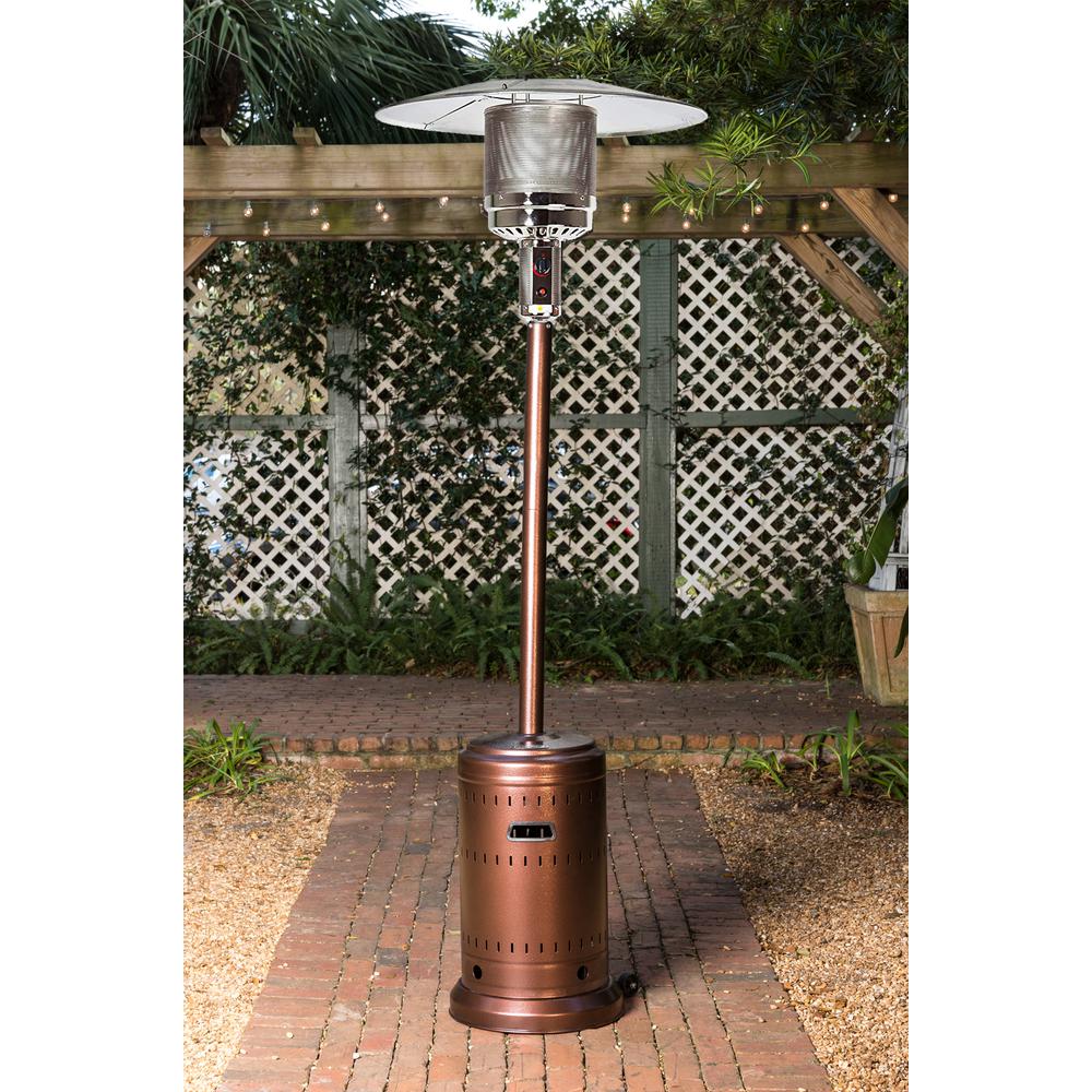 Aged Chestnut Finish Patio Heater. Picture 5