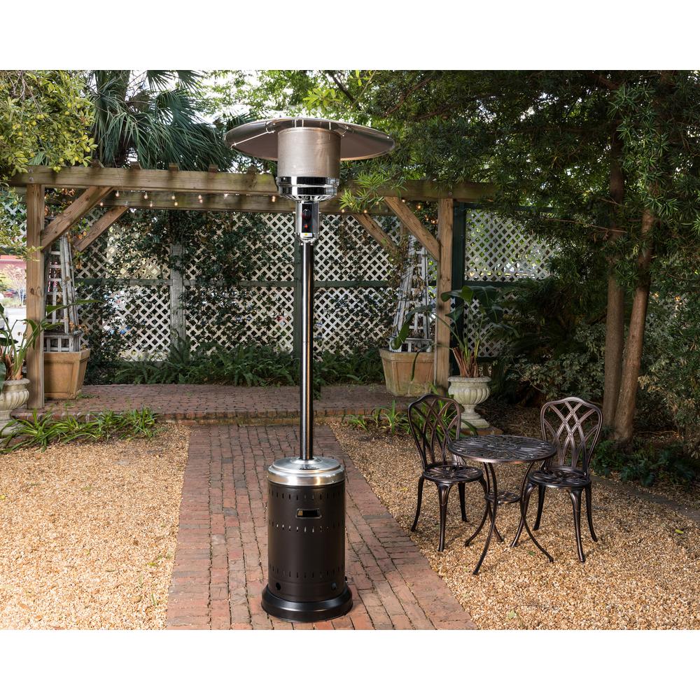 Onyx And Stainless Steel Finish Patio Heater. Picture 3