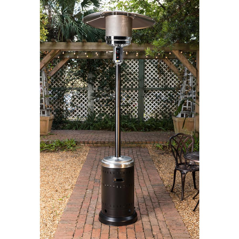 Onyx And Stainless Steel Finish Patio Heater. Picture 11