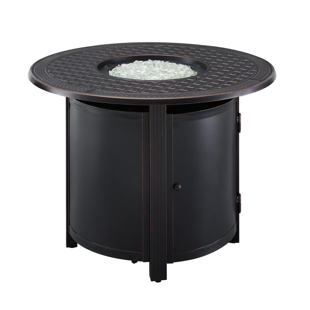 Woodberry Aluminum 34" Round LPG Fire Pit. Picture 5
