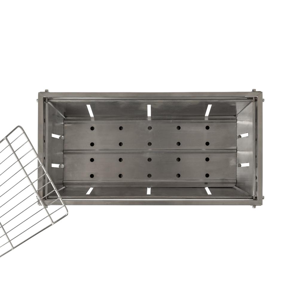 Stainless Steel Foldaway Charcoal Grill. Picture 6