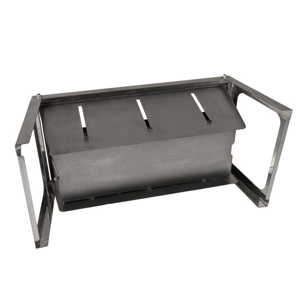 Stainless Steel Foldaway Charcoal Grill. Picture 7