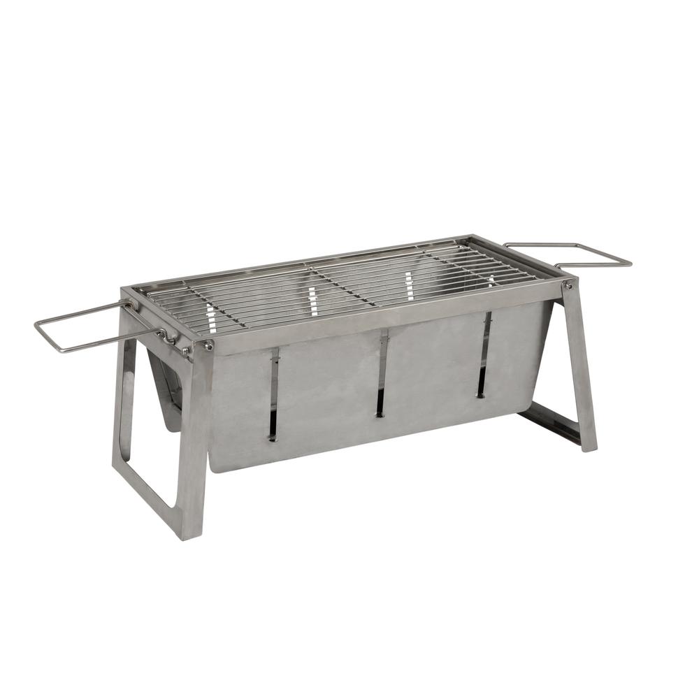 Stainless Steel Foldaway Charcoal Grill. Picture 16