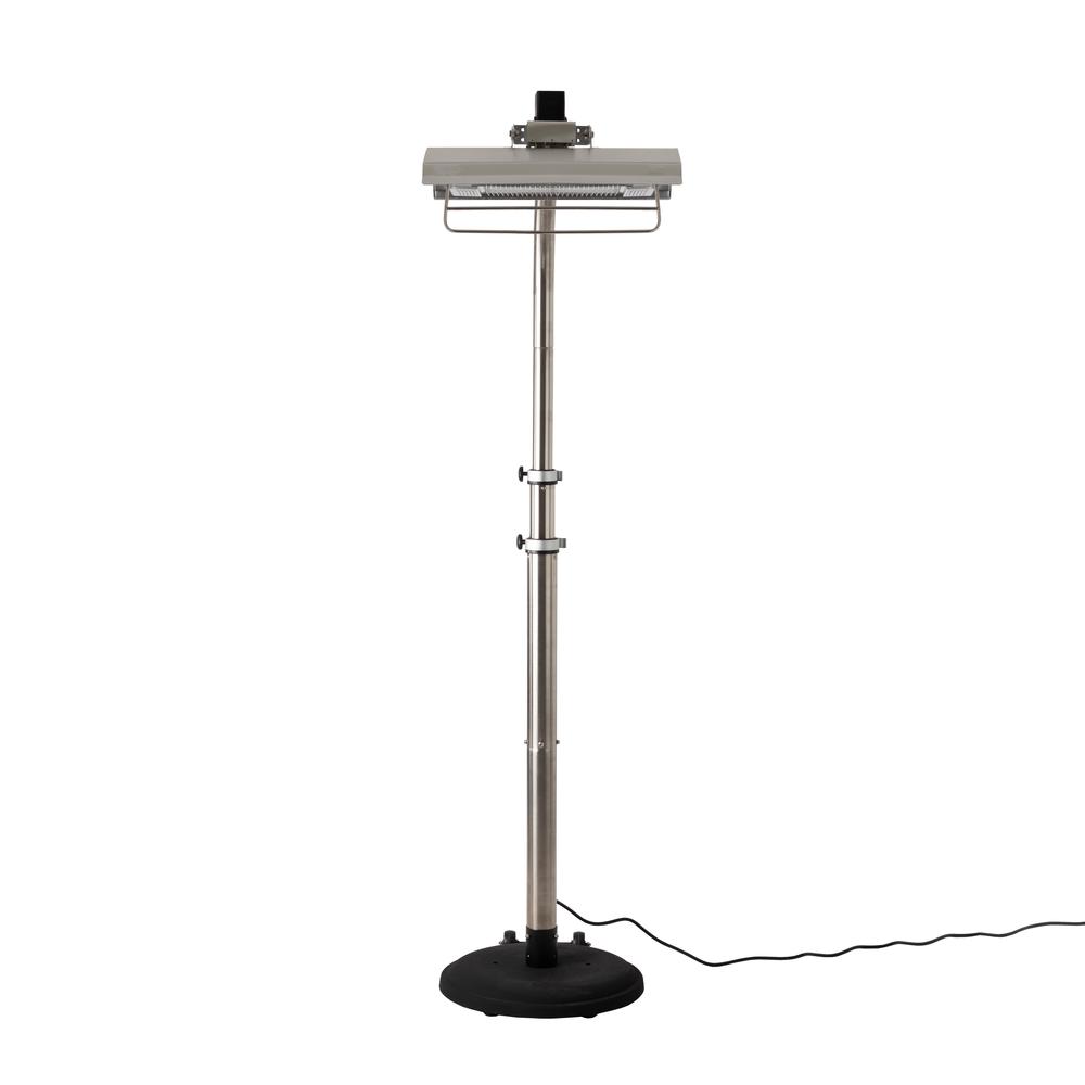 Stainless Steel Telescoping Offset Pole Mounted Infrared Patio Heater. Picture 6