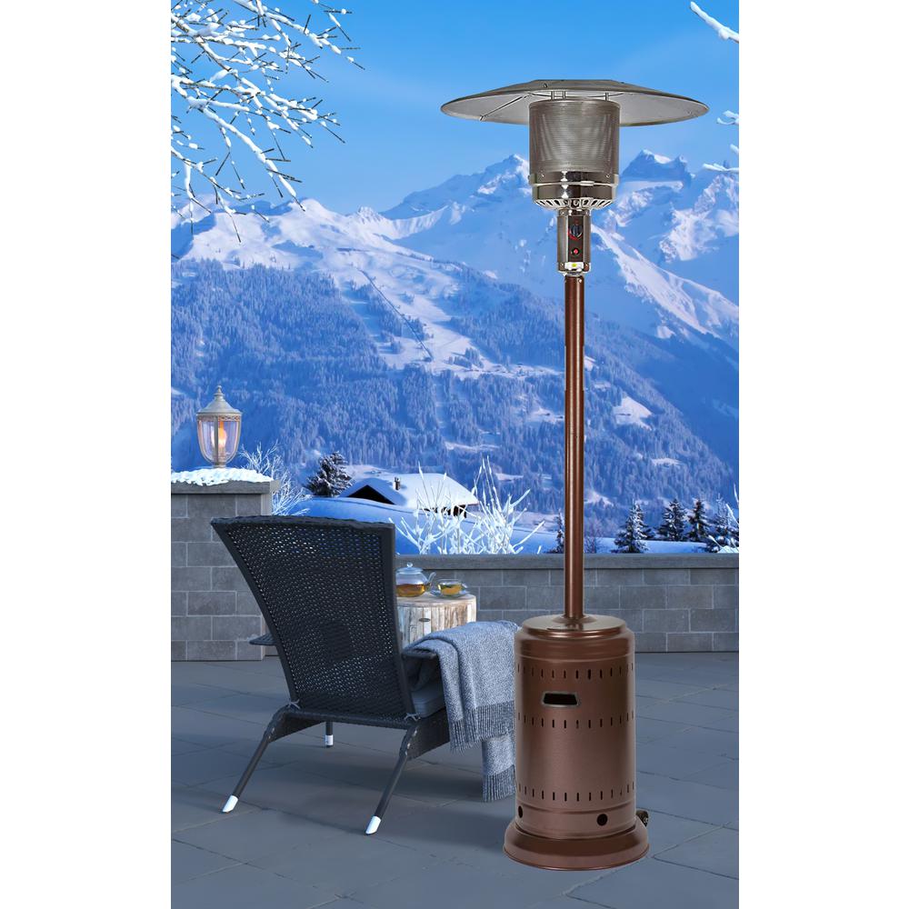 Aged Chestnut Finish Patio Heater. Picture 15