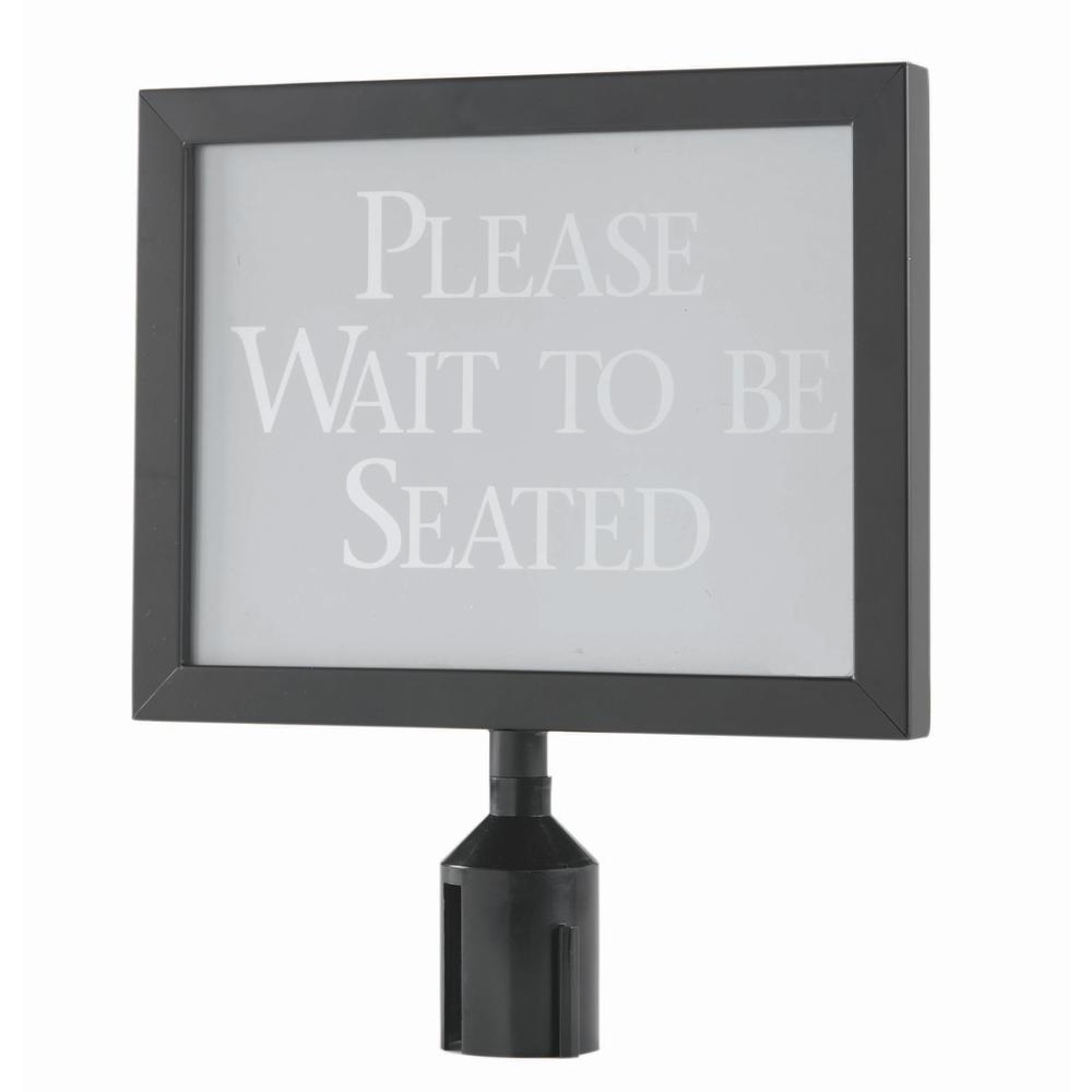 HSF1114BK Form-A-Line Sign Frame. Sign Frame Coordinates Perfectly. Picture 1