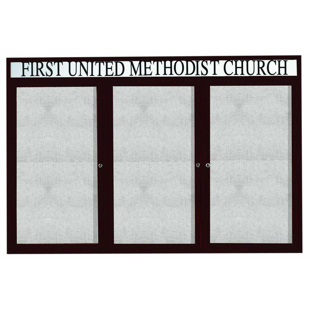 ODCC4872-3RHB. Outdoor Enclosed Bulletin Board. Picture 3