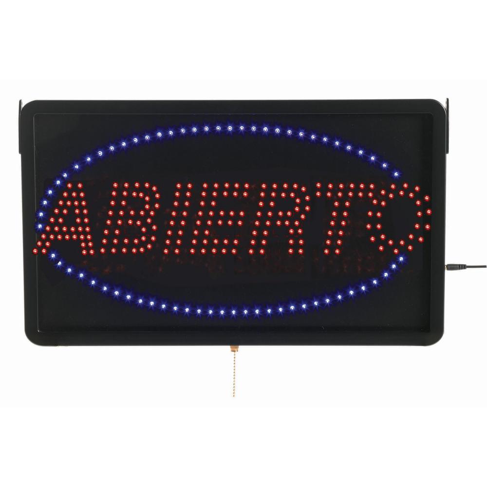 ABI08L High Visibility LED ABIERTO Sign. Picture 1