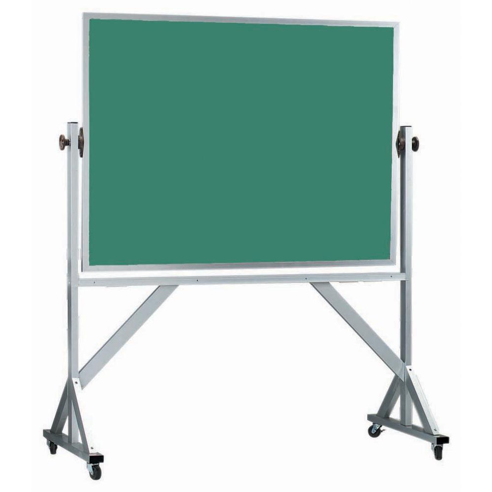 ARC3648G Reversible Free Standing Boards. Reversible Free Standing Green Chalk. Picture 1