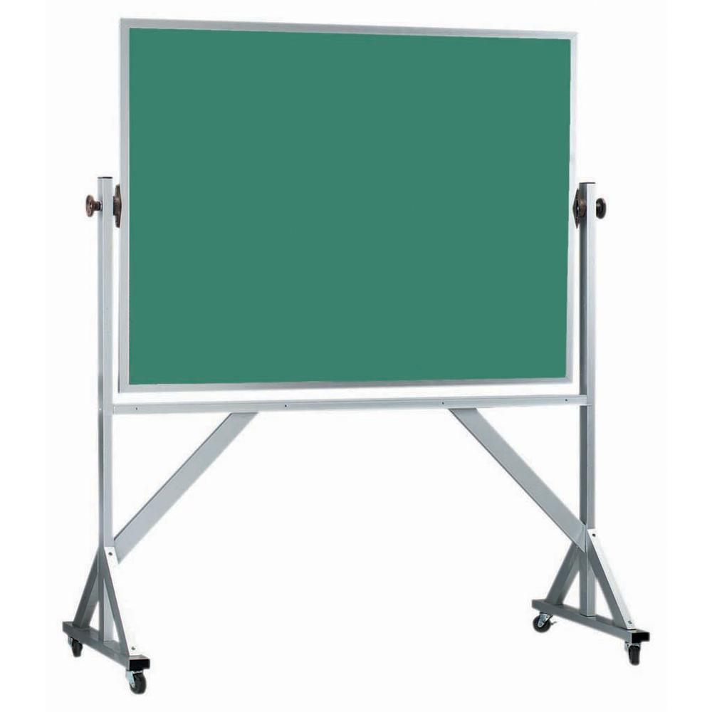 ARC4872G Reversible Free Standing Boards. Reversible Free Standing Green Chalk. Picture 1