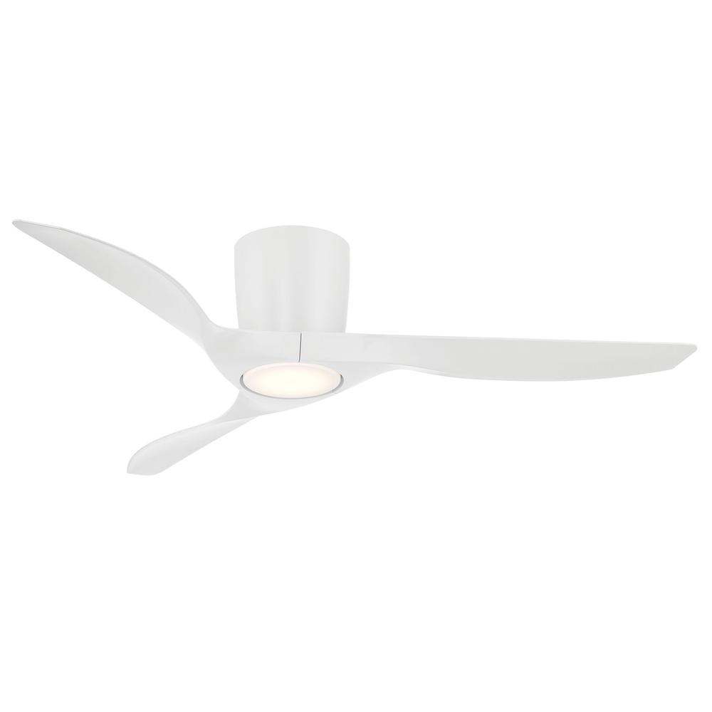 Delta 52 Inch Indoor/Outdoor Smart Flush Mount Ceiling Fan. Picture 1