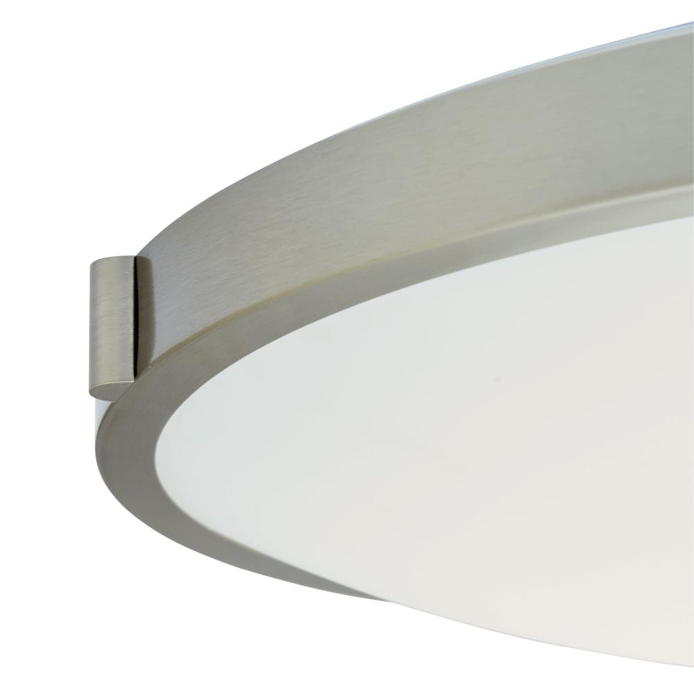 20" Low Profile Frosted Glass Flushmount with High Output Dimmable LED. Picture 2