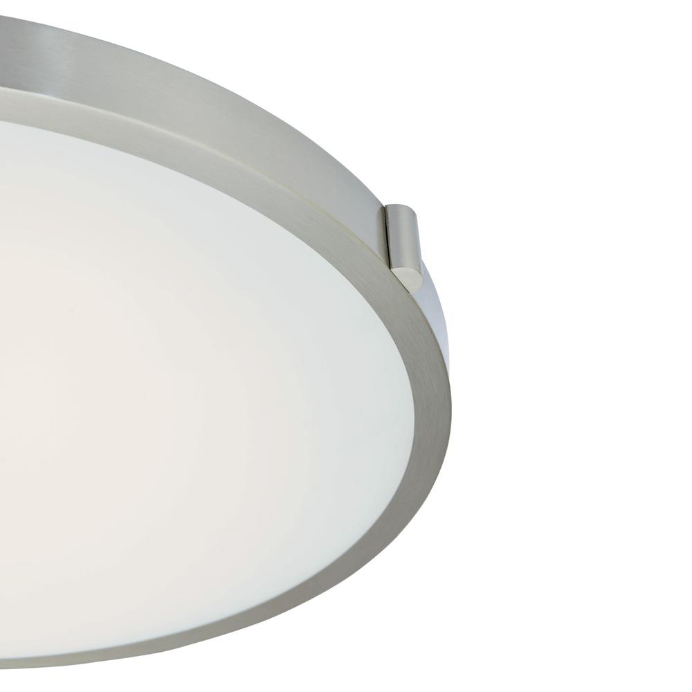 20" Low Profile Frosted Glass Flushmount with High Output Dimmable LED. Picture 5