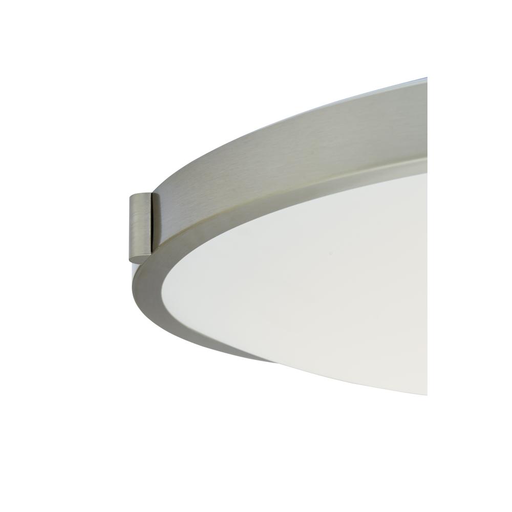 20" Low Profile Frosted Glass Flushmount with High Output Dimmable LED. Picture 9