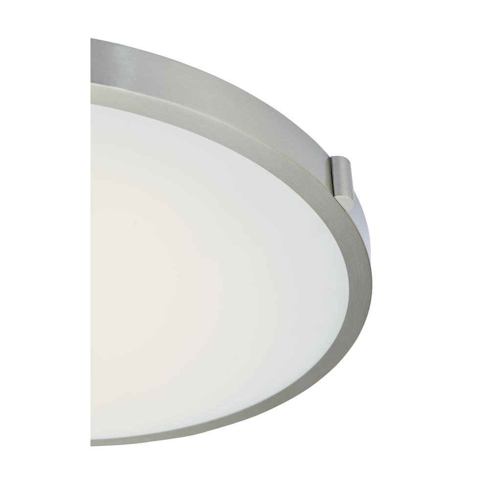 20" Low Profile Frosted Glass Flushmount with High Output Dimmable LED. Picture 10