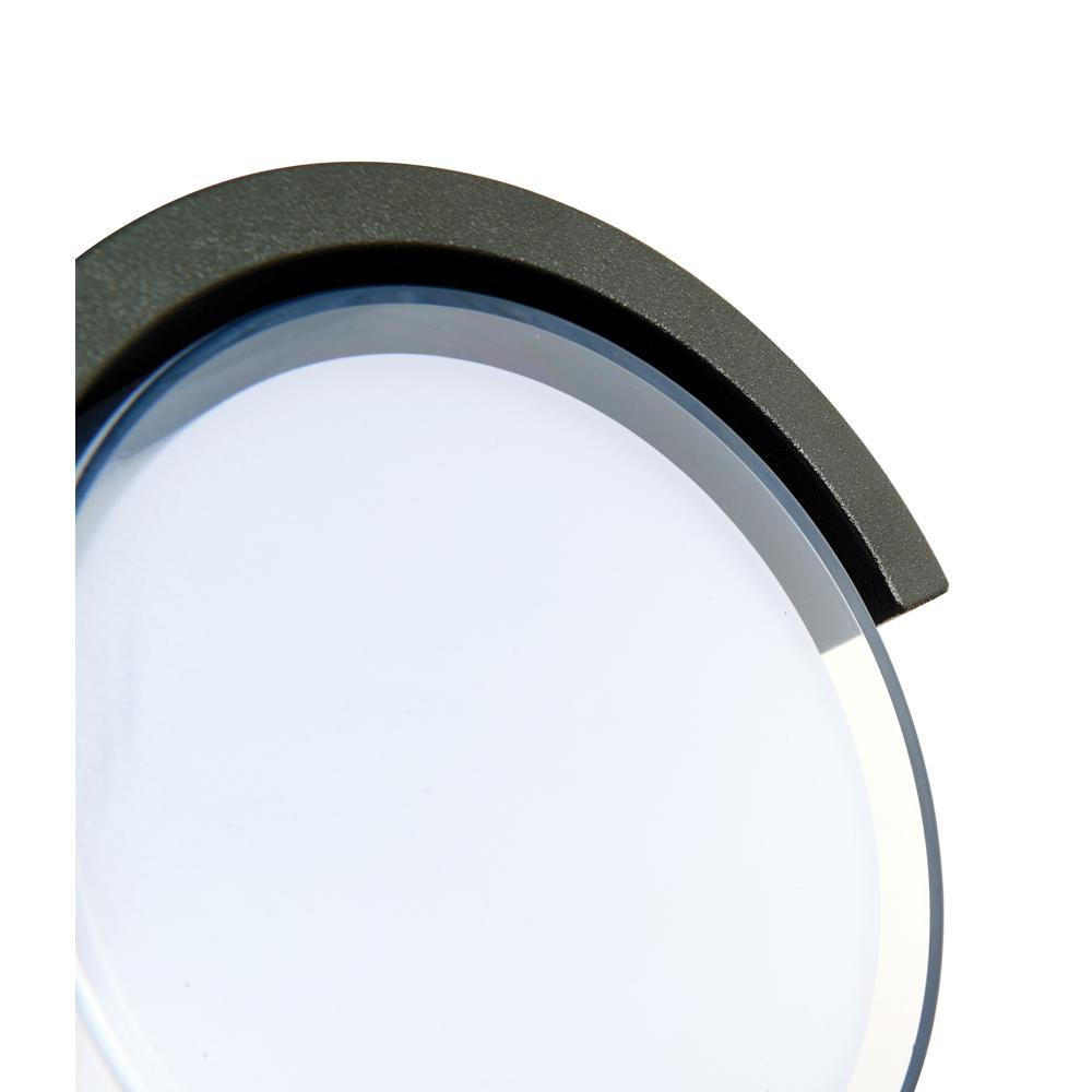 Round Hooded Wet Location Wall Sconce. Picture 4