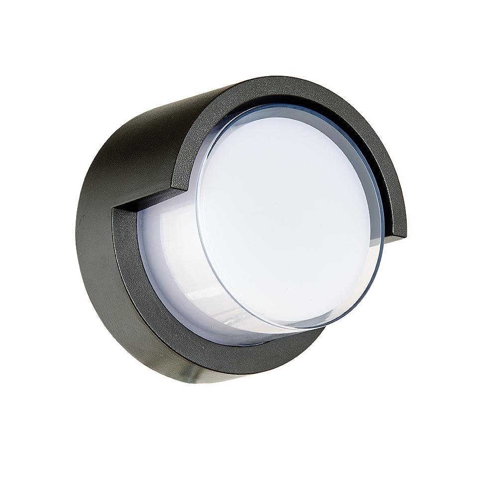 Round Hooded Wet Location Wall Sconce. Picture 5