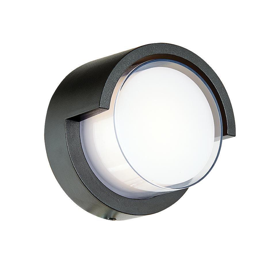 Round Hooded Wet Location Wall Sconce. Picture 6