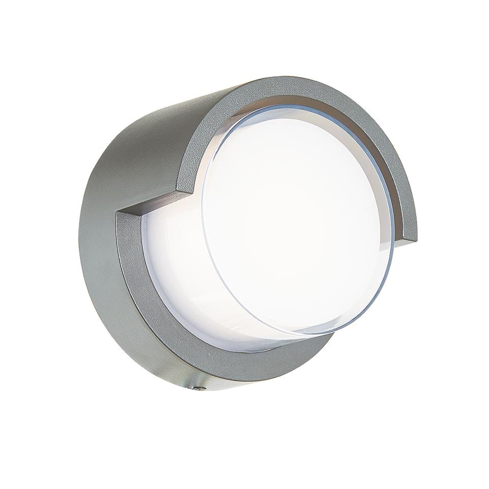 Round Hooded Wet Location Wall Sconce. Picture 1
