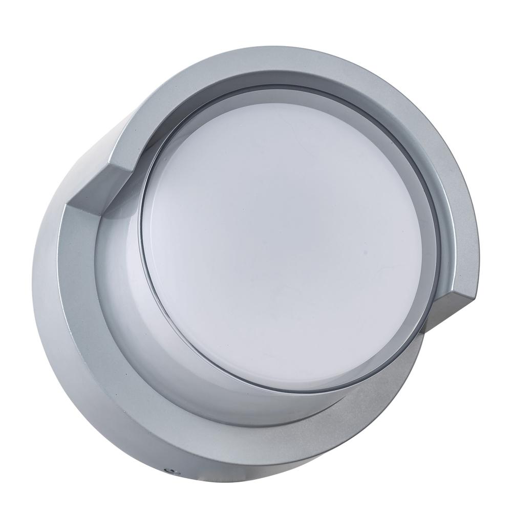 Round Hooded Wet Location Wall Sconce. Picture 4