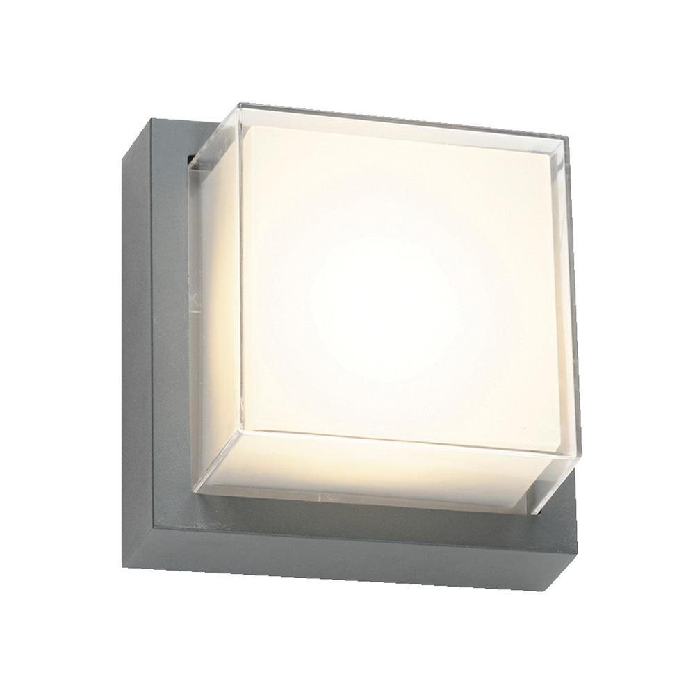 Square Hooded Wet Location Wall Sconce. Picture 2