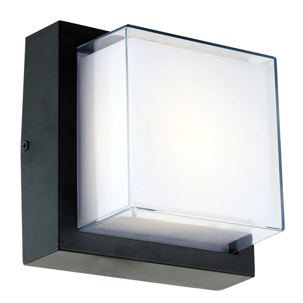 Square Hooded Wet Location Wall Sconce. Picture 5