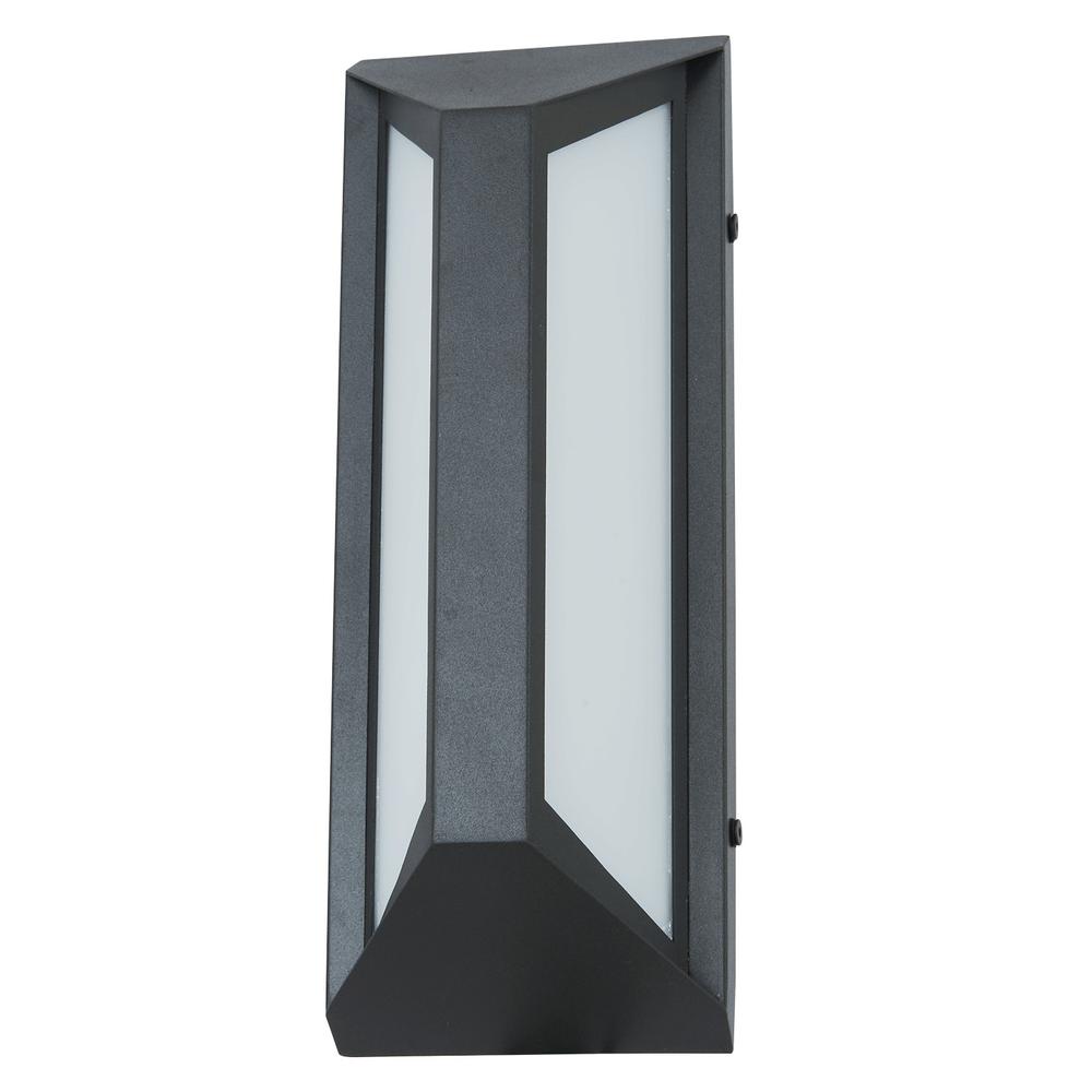 Small Wet Location Angled Side Light Wall Fixture. Picture 1
