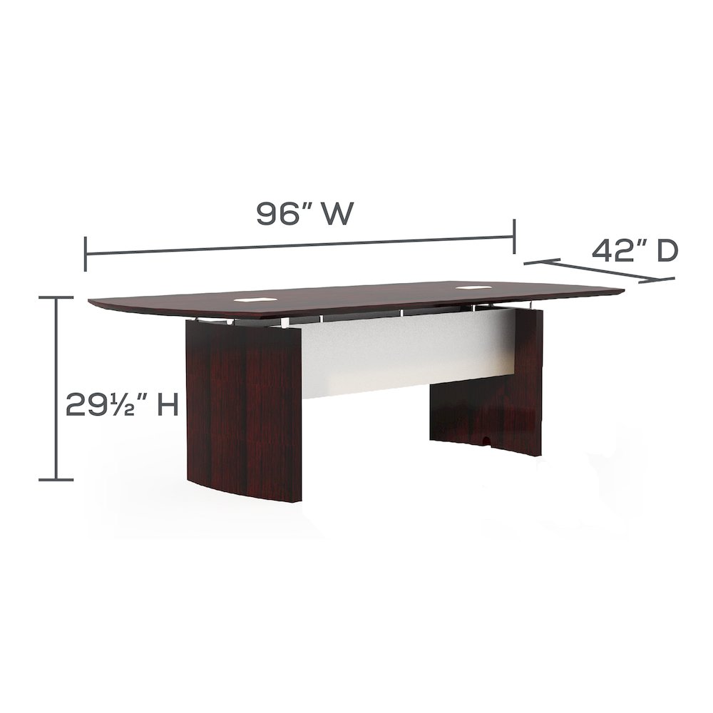 Napoli Conference Table, 8’ L- NC8CGR. Picture 5