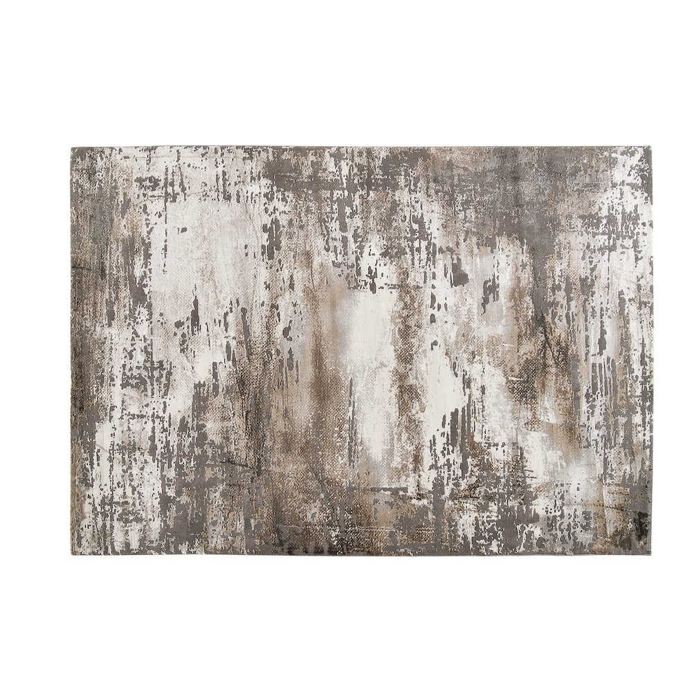 Spectrum 5' x 8' Area Rug, Beige & Gray. Picture 1