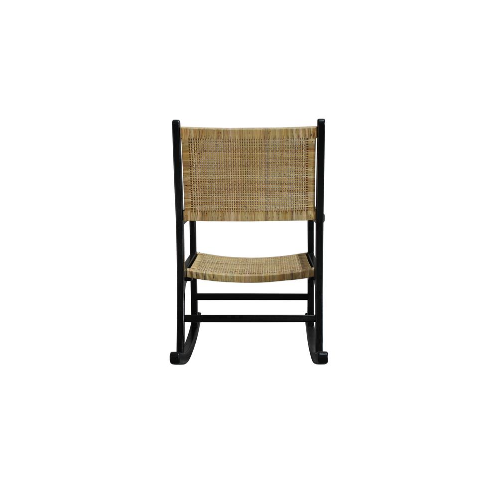 Karson Rocking Chair - Black. Picture 3