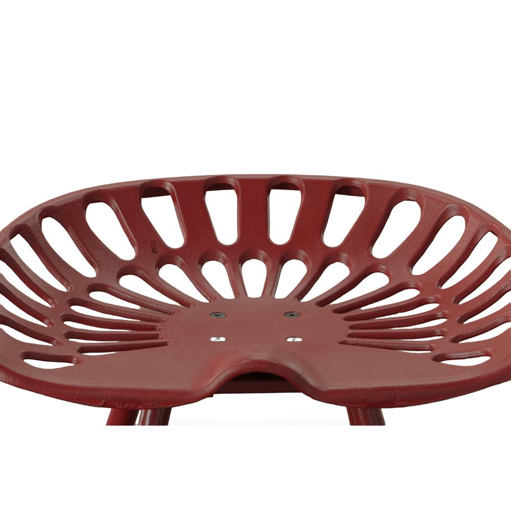 Jace Tractor Seat Stool - Red. Picture 4