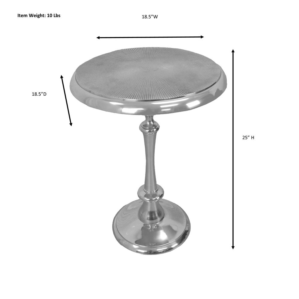 Ashley Accent Table - Silver. Picture 3