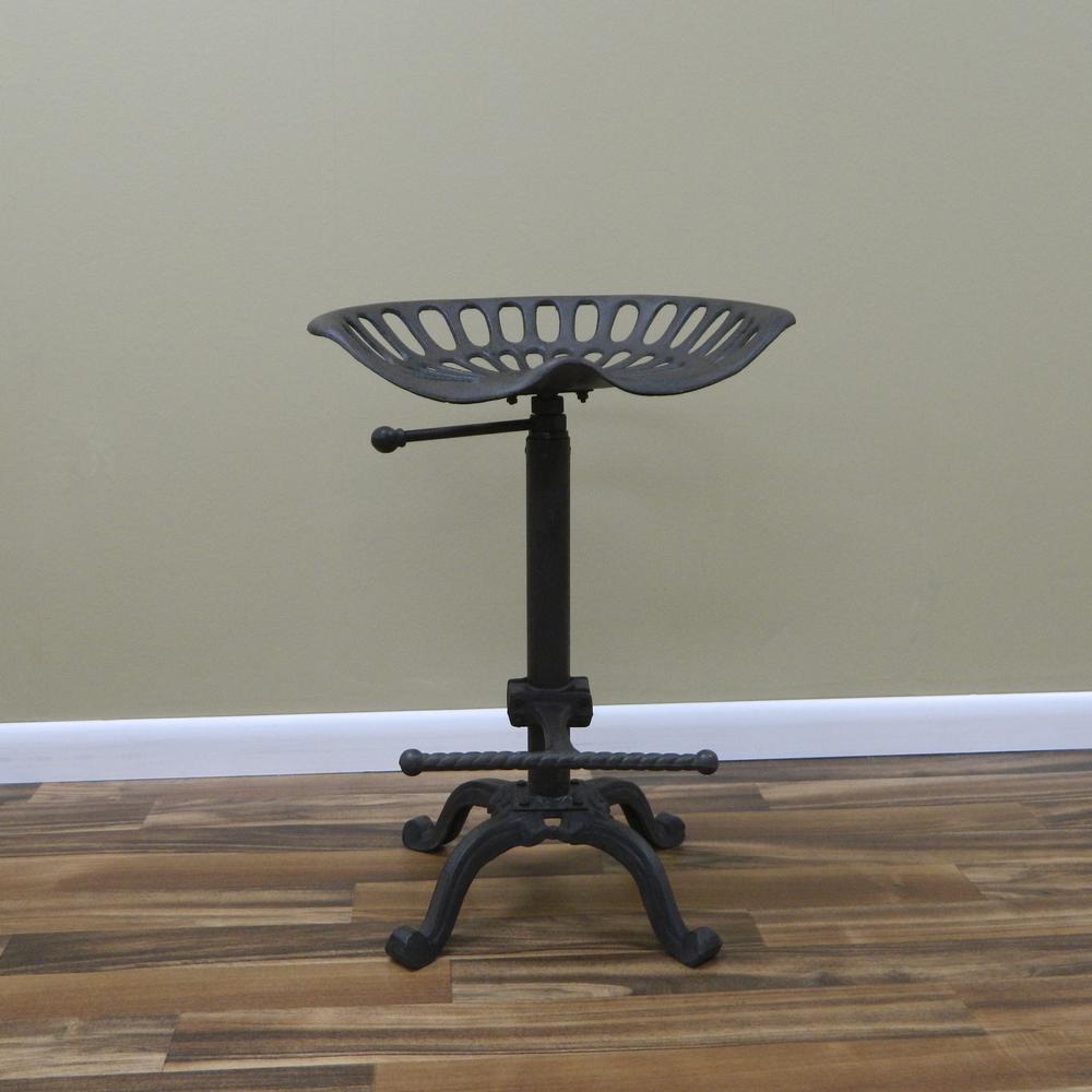 Adjustable Tractor Seat Barstool - Industrial. Picture 7
