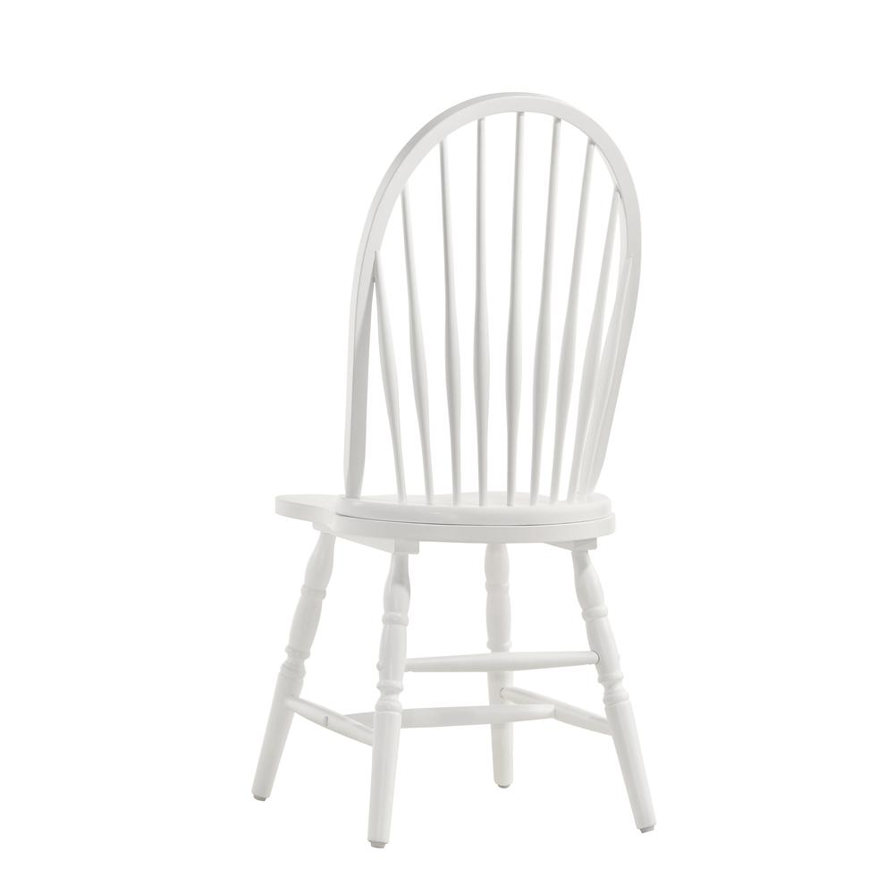 Windsor Dining Chair - Pure White. Picture 3