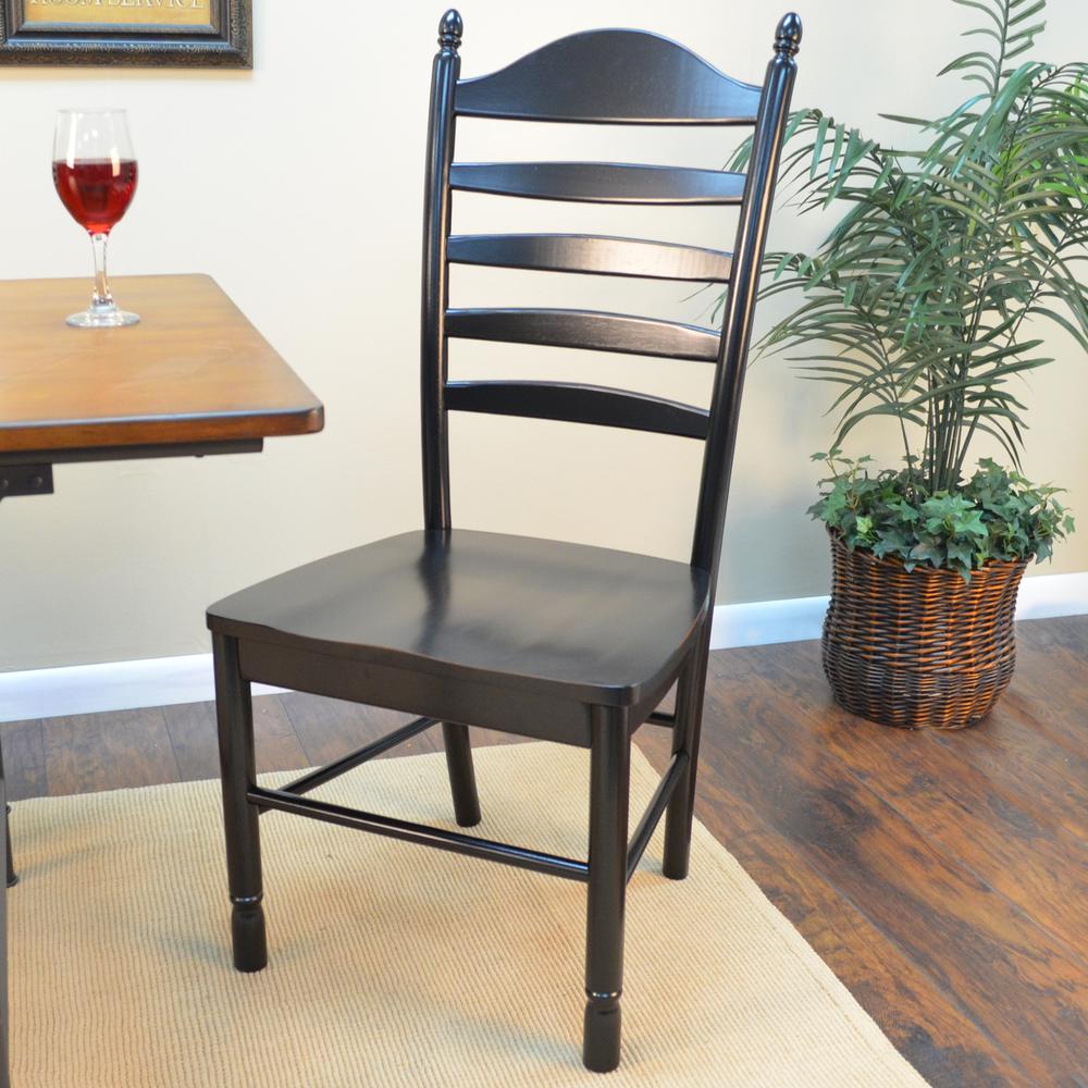 Whitman Dining Chair - Antique Black. Picture 2