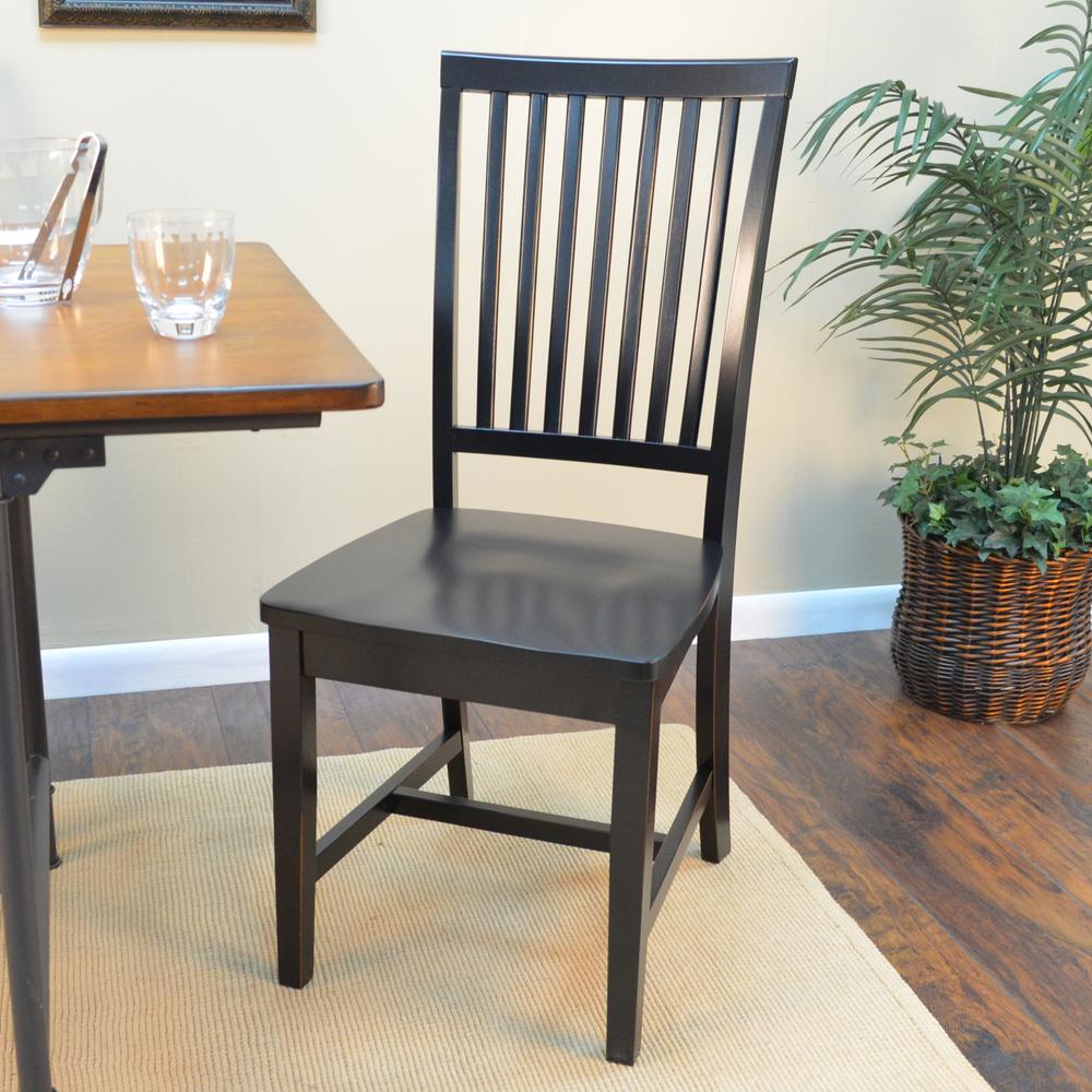 Hudson Dining Chair - Antique Black. Picture 5